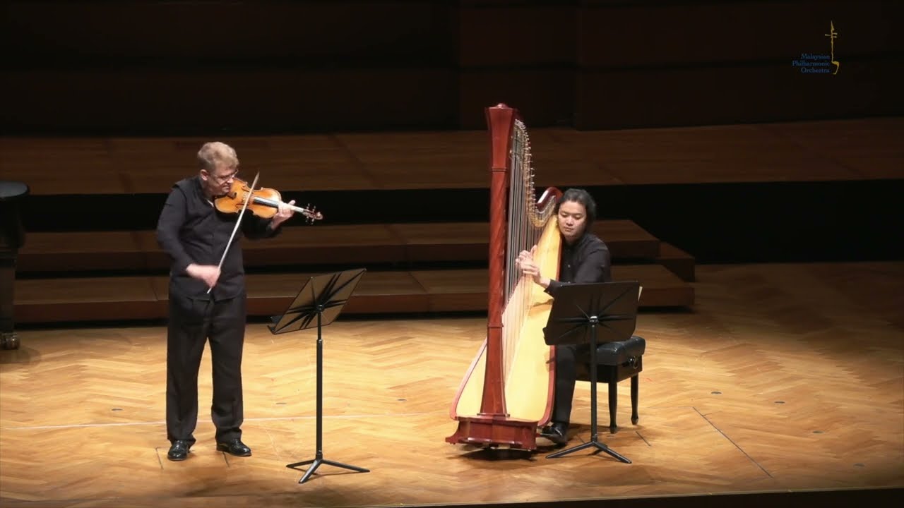 de Falla: El paño moruno, Polo, Jota - Ion Mazur, violin & Tan Keng Hong, harp (Live)