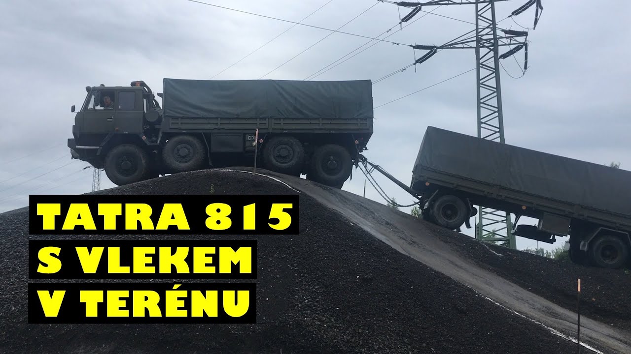 TATRA 815 s vlekem v terénu / Speciální výcvik pro 71. mechanizovaný prapor Hranice!