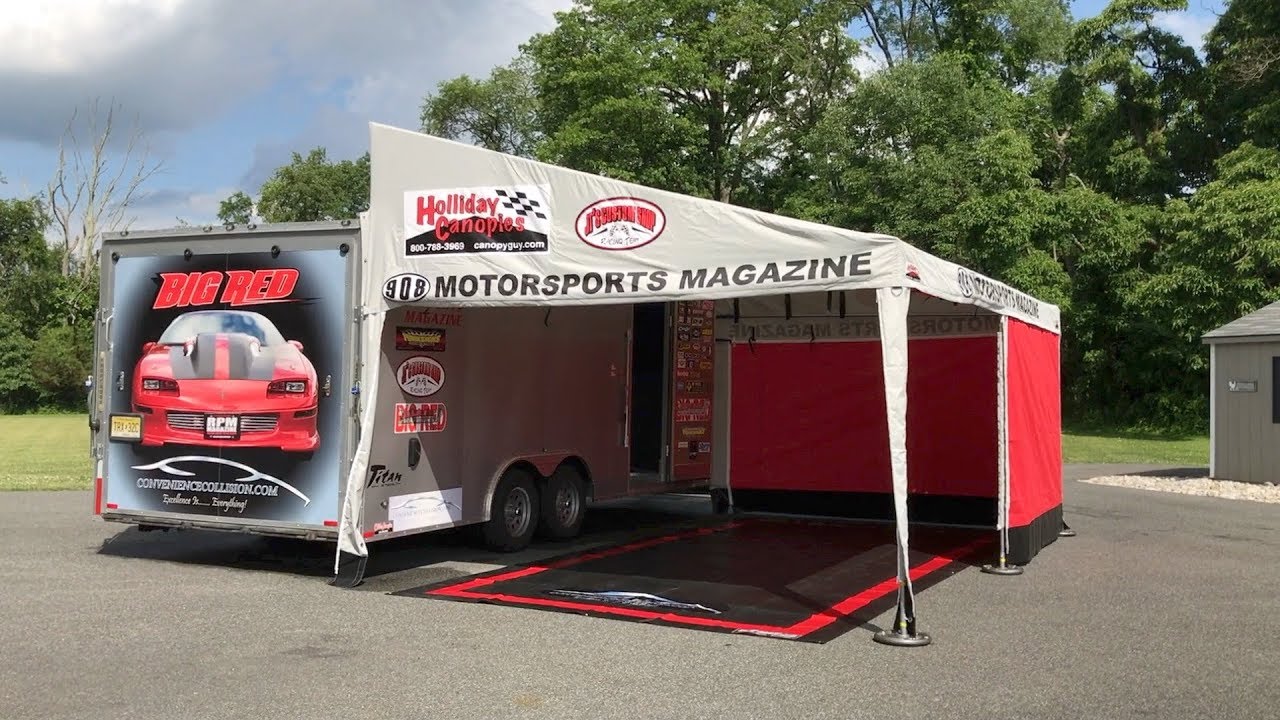 Holliday Canopies Fence Tubing Frame Motorsports Trailer Awning - How To Guide