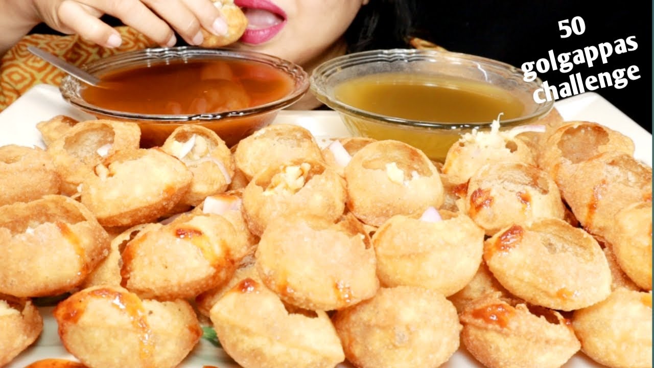 50 SPICY GOLGAPPA EATING CHALLENGE|INDIAN FAMOUS STREET FOOD|COLLAB|PANIPURI|HOMEMADE BEST EVER