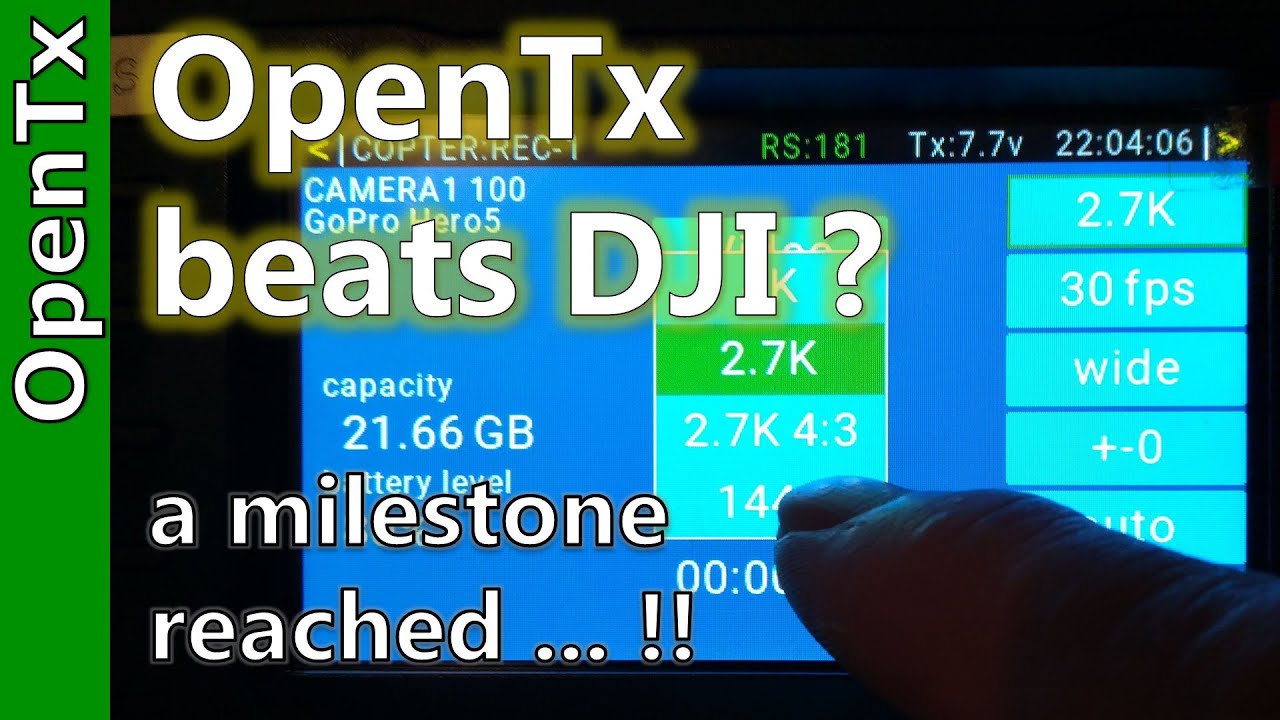 OpenTx vs DJI: A milestone reached - Part1