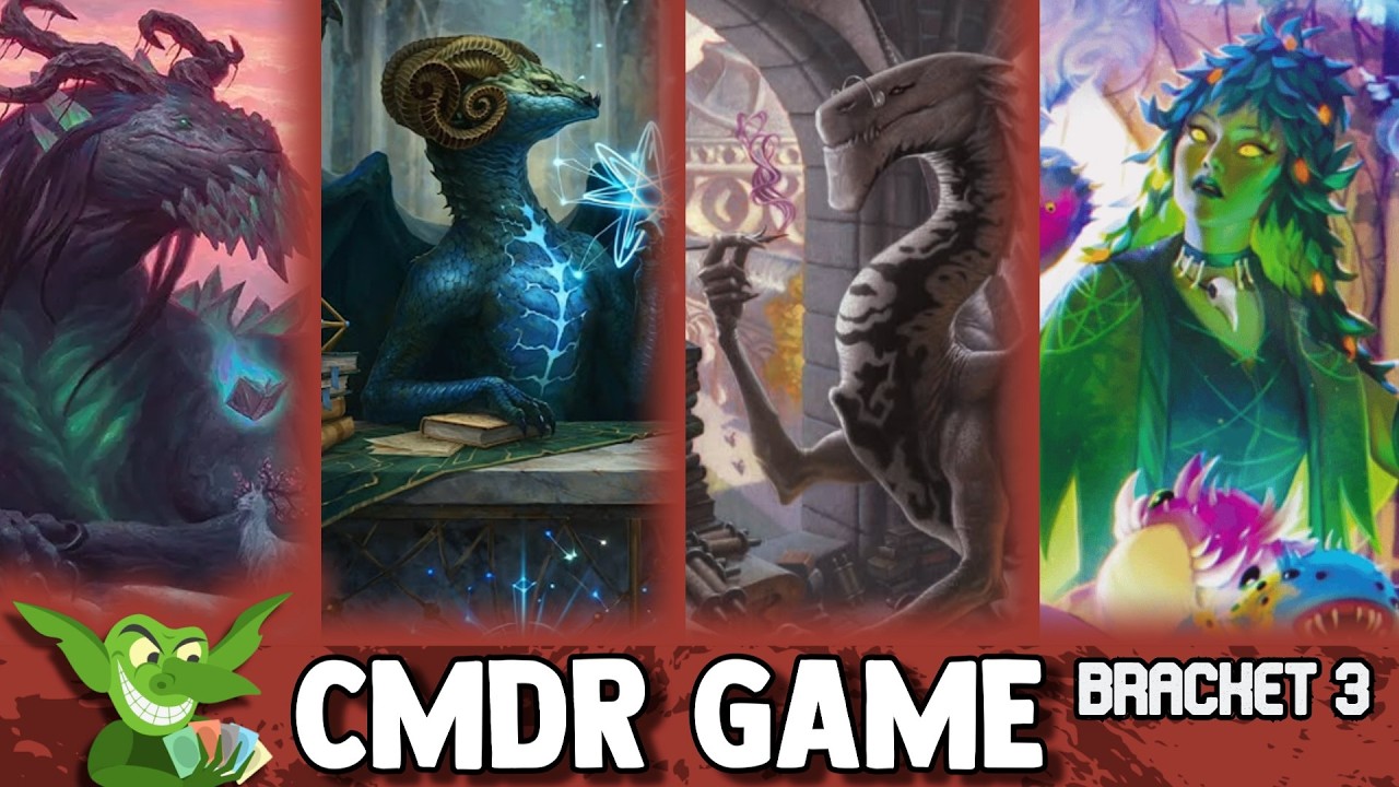 Witherbloom VS Quandrix VS Silverquill VS Dina Secrets of Strixhaven Commander Gameplay