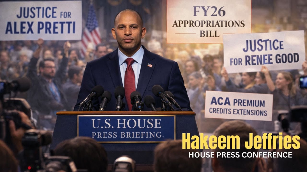 LIVE | Hakeem Jeffries Press Brief (Fri 1/30/26) | U.S. House of Representatives