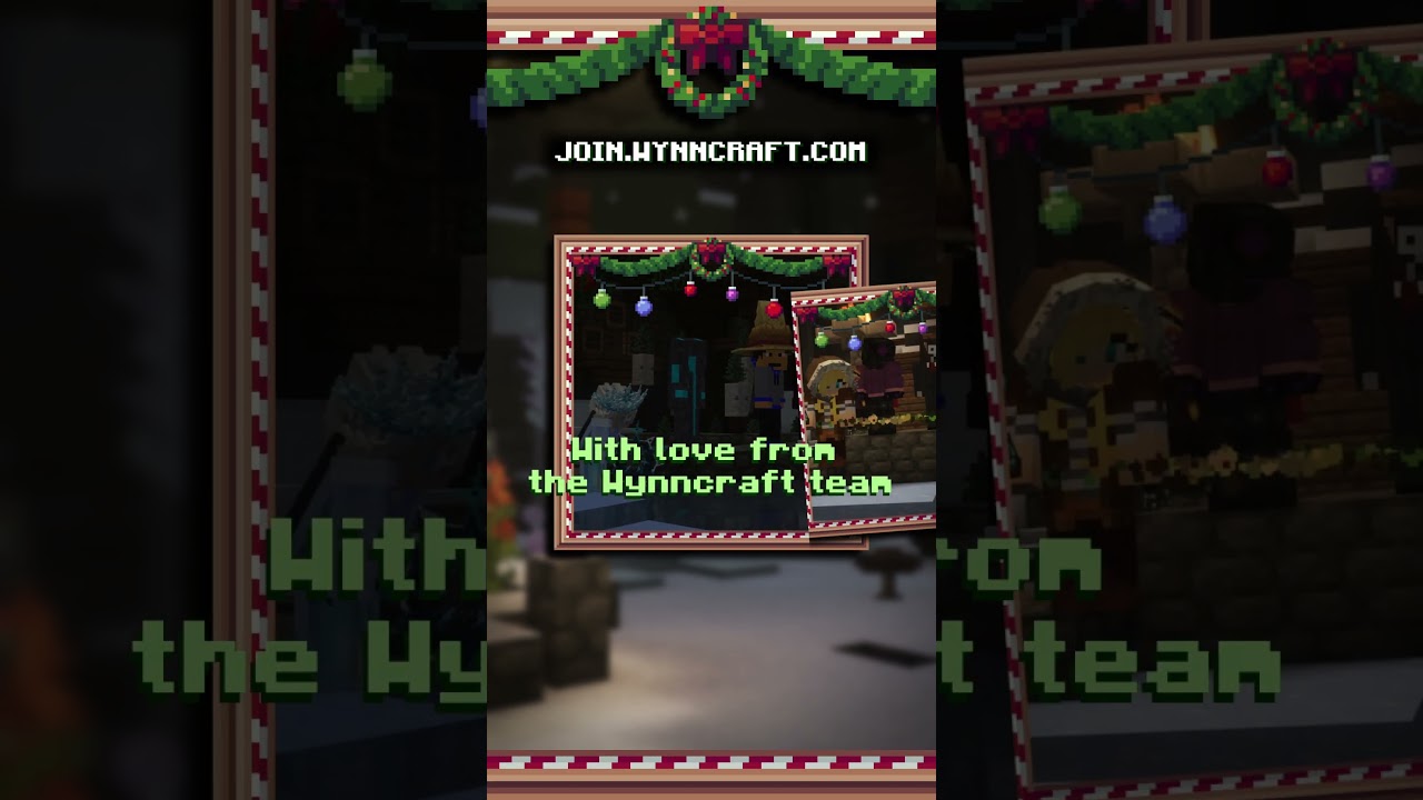 🎄⛄Happy Holidays from Wynncraft! #minecraft #wynncraft #holidays #mmorpg