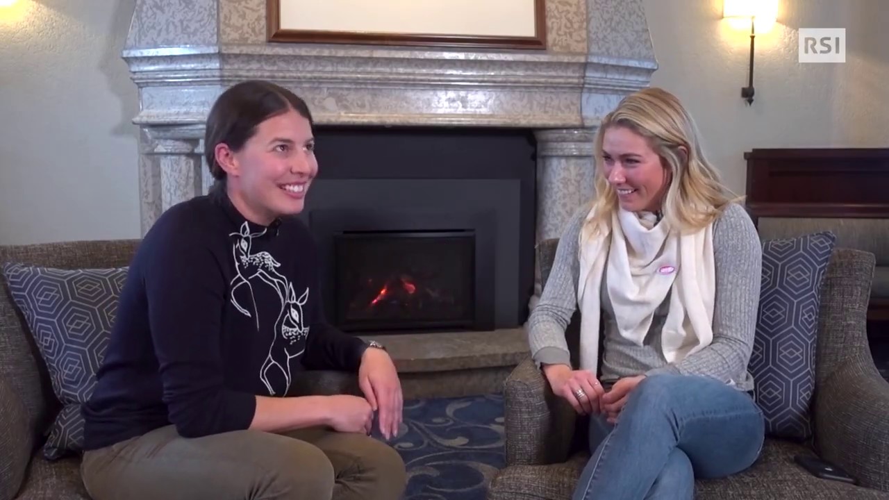 Dominique Gisin intervista Mikaela Shiffrin