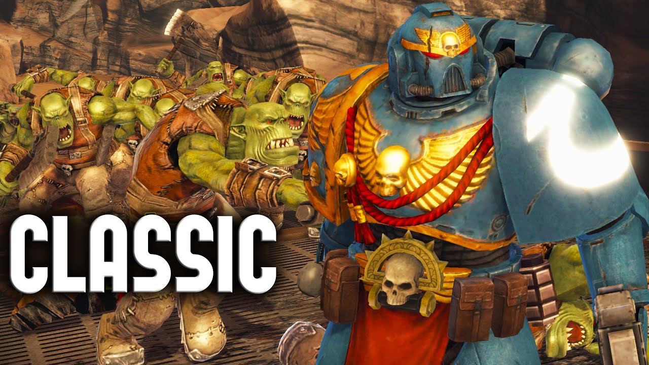 Ultramarines VETERAN vs ORKS - Exterminatus, Warhammer 40k Space Marine (4K, Mod)