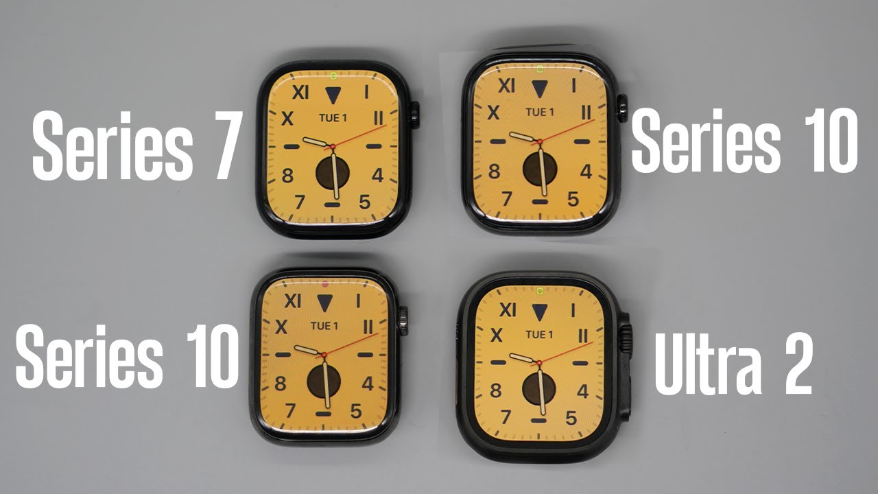 Apple Watch Series 10 vs 7/8/9 vs Ultra: Jet Black vs Titanium vs Steel!