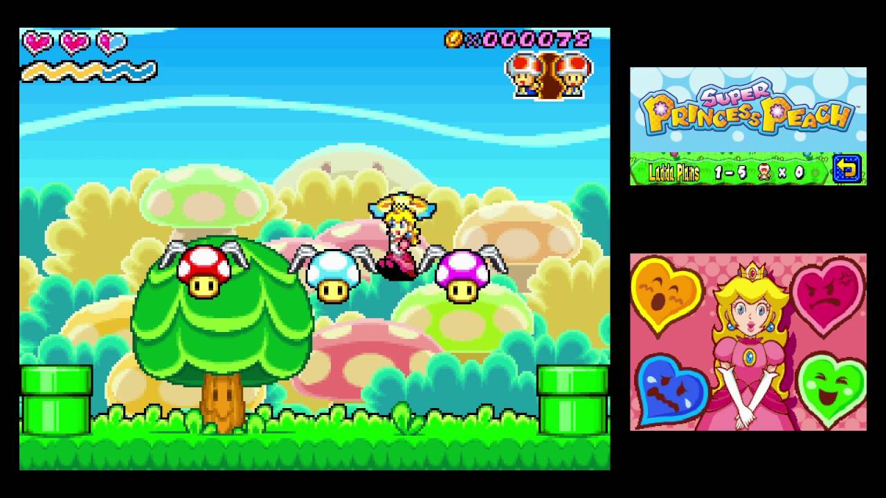 6. (Native 60 FPS DS) Ladida Plains 1-5 - Super Princess Peach
