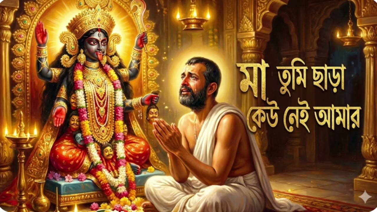 মাগো তোমায় ছায়ায় রেখো আমায়।। কালী মায়ের আধুনিক ভক্তির গান।। লেখা।। ঝুটন শীল।।
