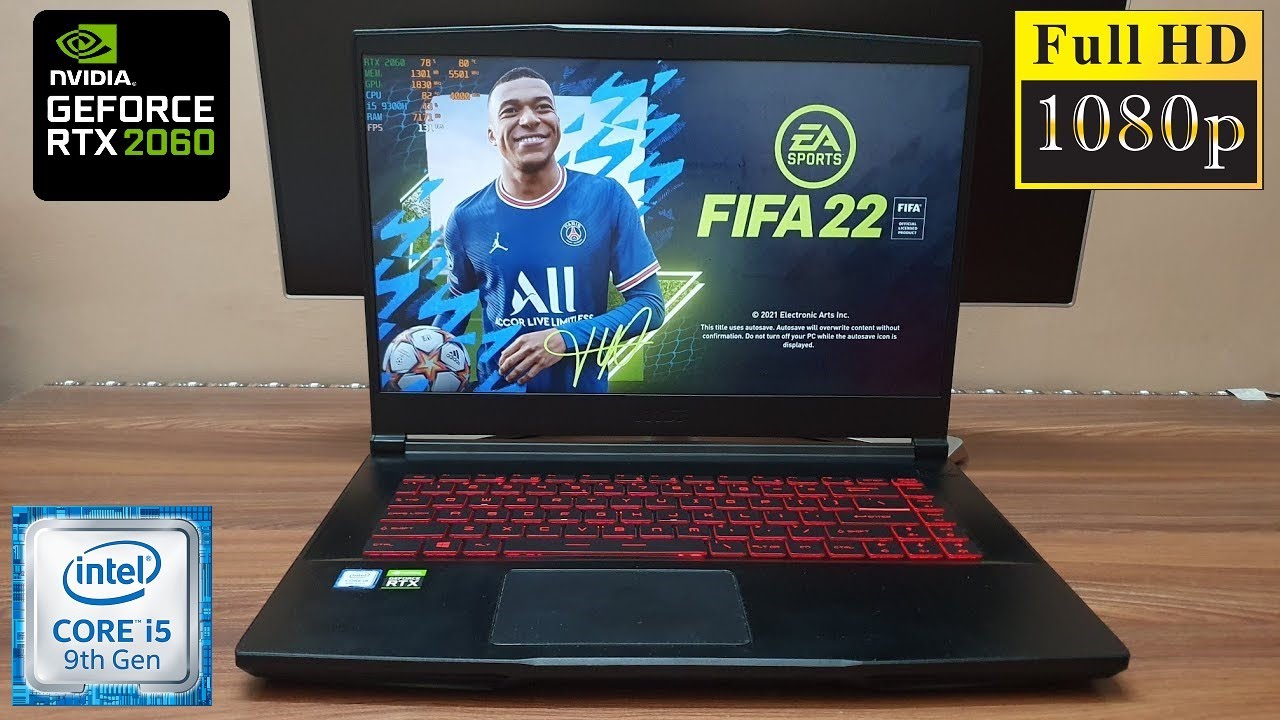 Геймплей FIFA 22 на ПК (i5 9300H и RTX 2060)