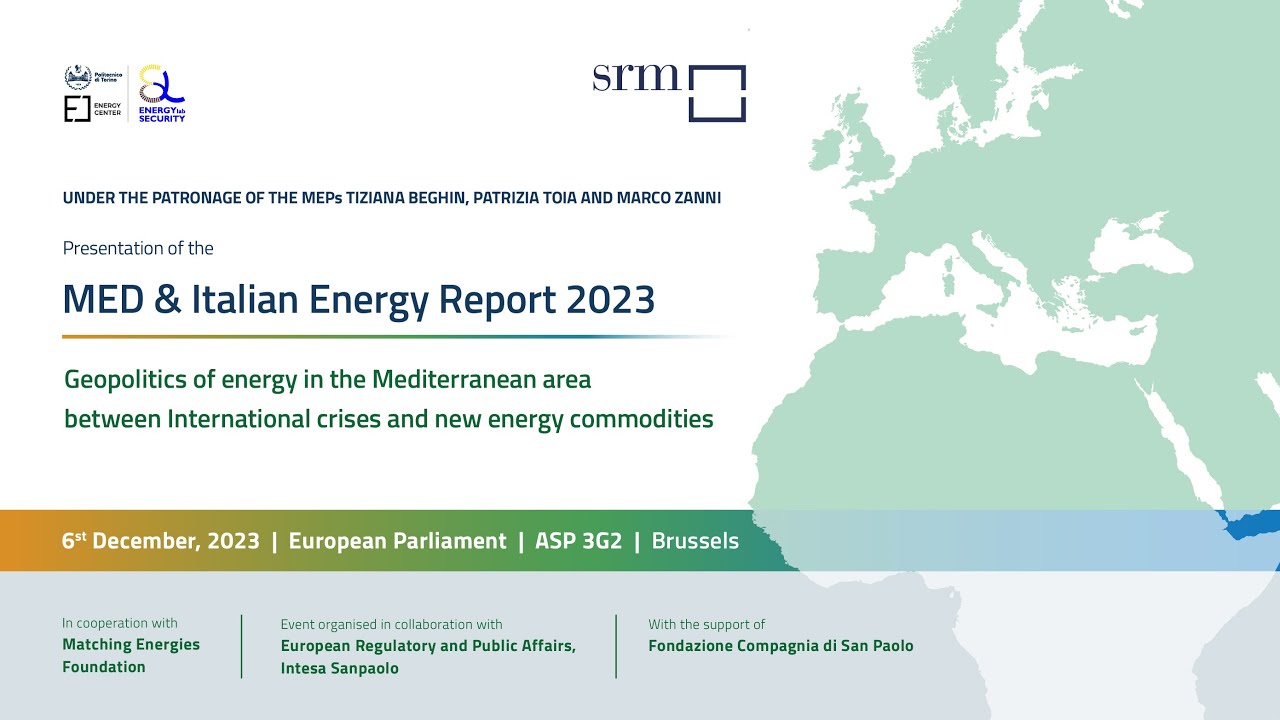 MED & Italian Energy Report 2023 | Presentation at the European Parliament