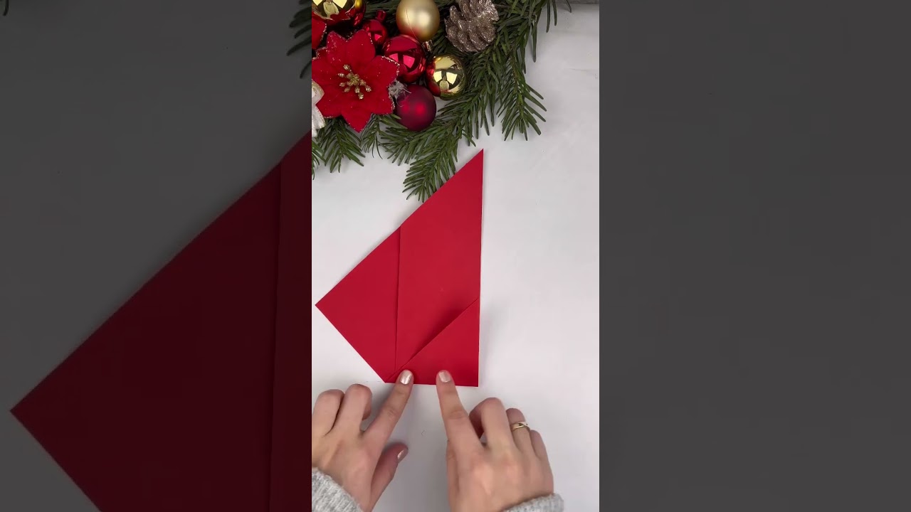DIY- Easy Origami Envelope 💌 / Origami- Envelope f&aacute;cil de fazer 💌  #diy #natal #christmas #origami