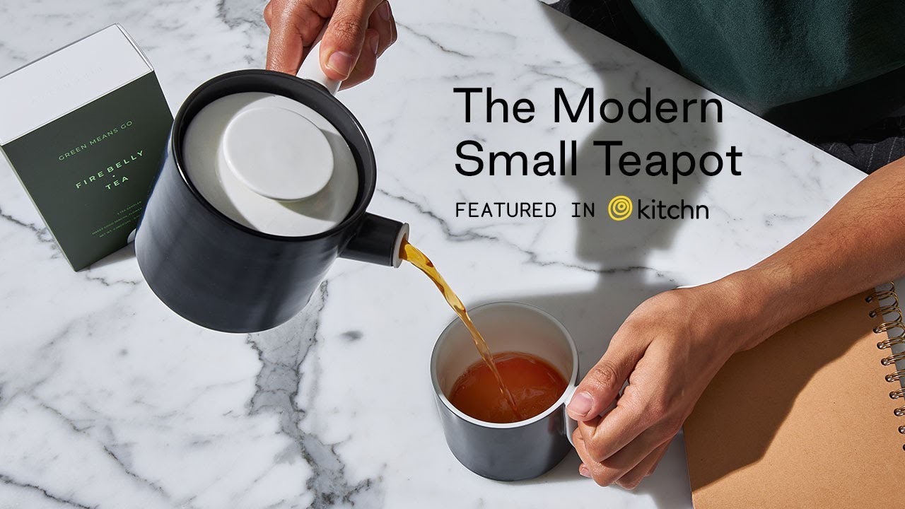 Minimalist Kitchen Essentials | Ceramic Teapot | Firebelly Tea