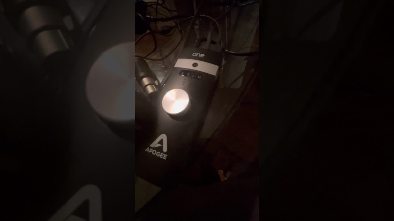 Almost forgot my Apogee One.