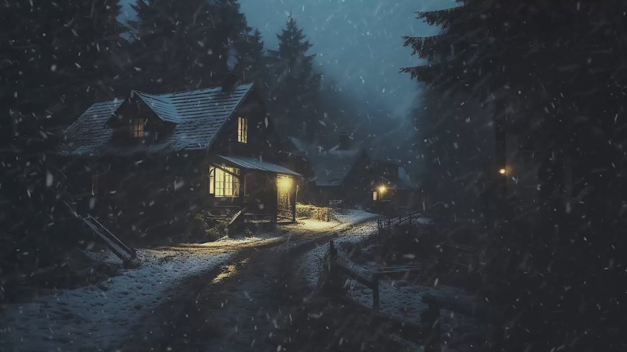 The Sound of Winter's Roar: Deep Howling Wind & Icy Snowstorm for Deep Sleep and Meditation