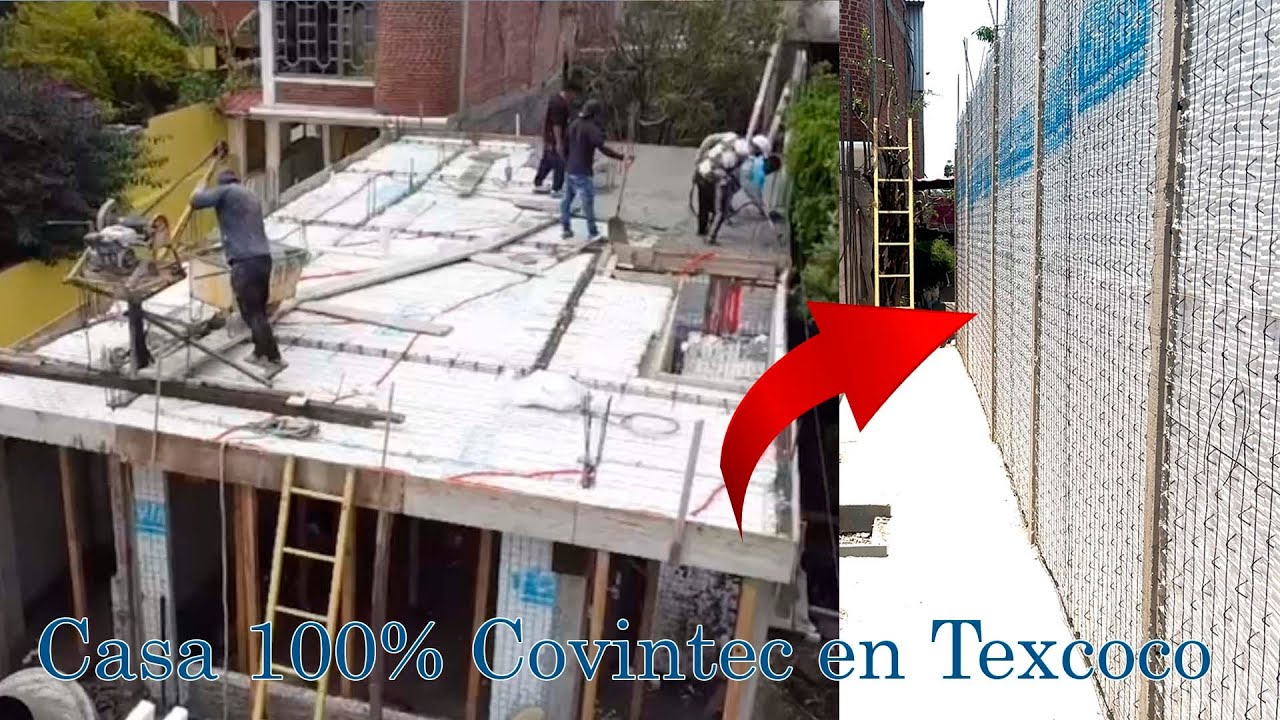 Casa Covintec en Texcoco, reforzada con ¿castillos y vigas?