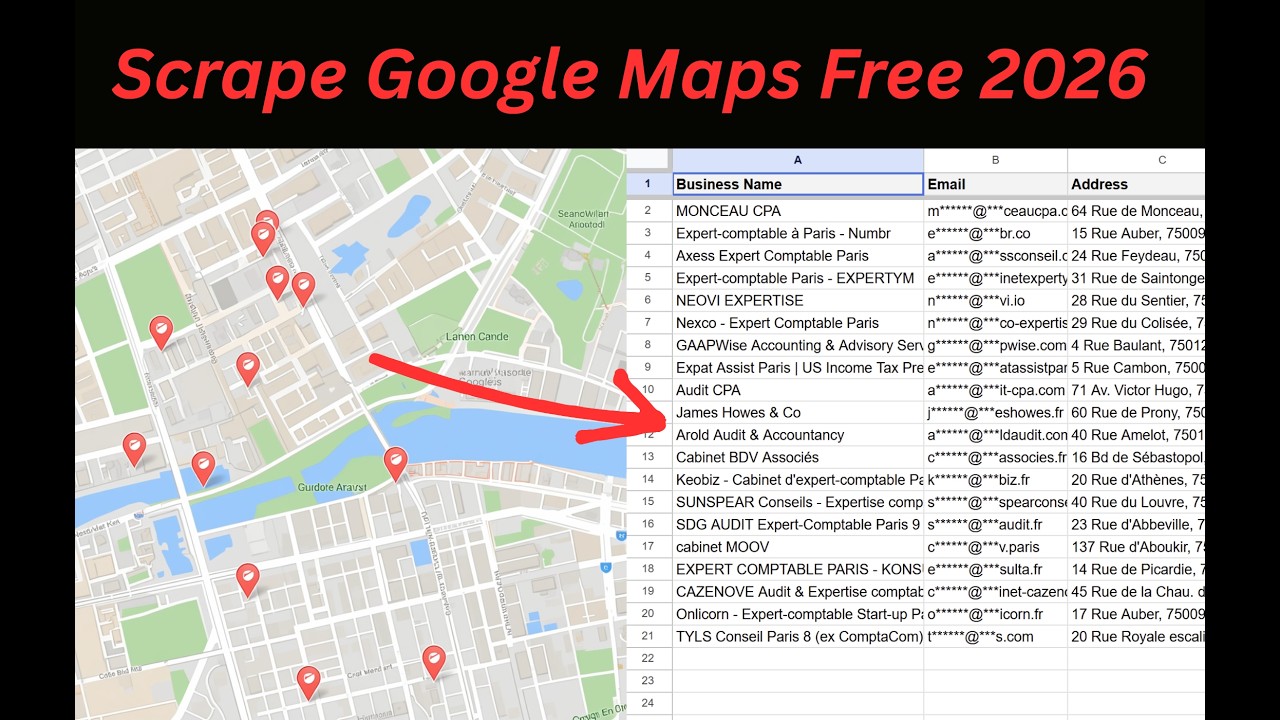 How to Scrape Google Maps Data for FREE in 2026 - Up to 20,000 monthly results