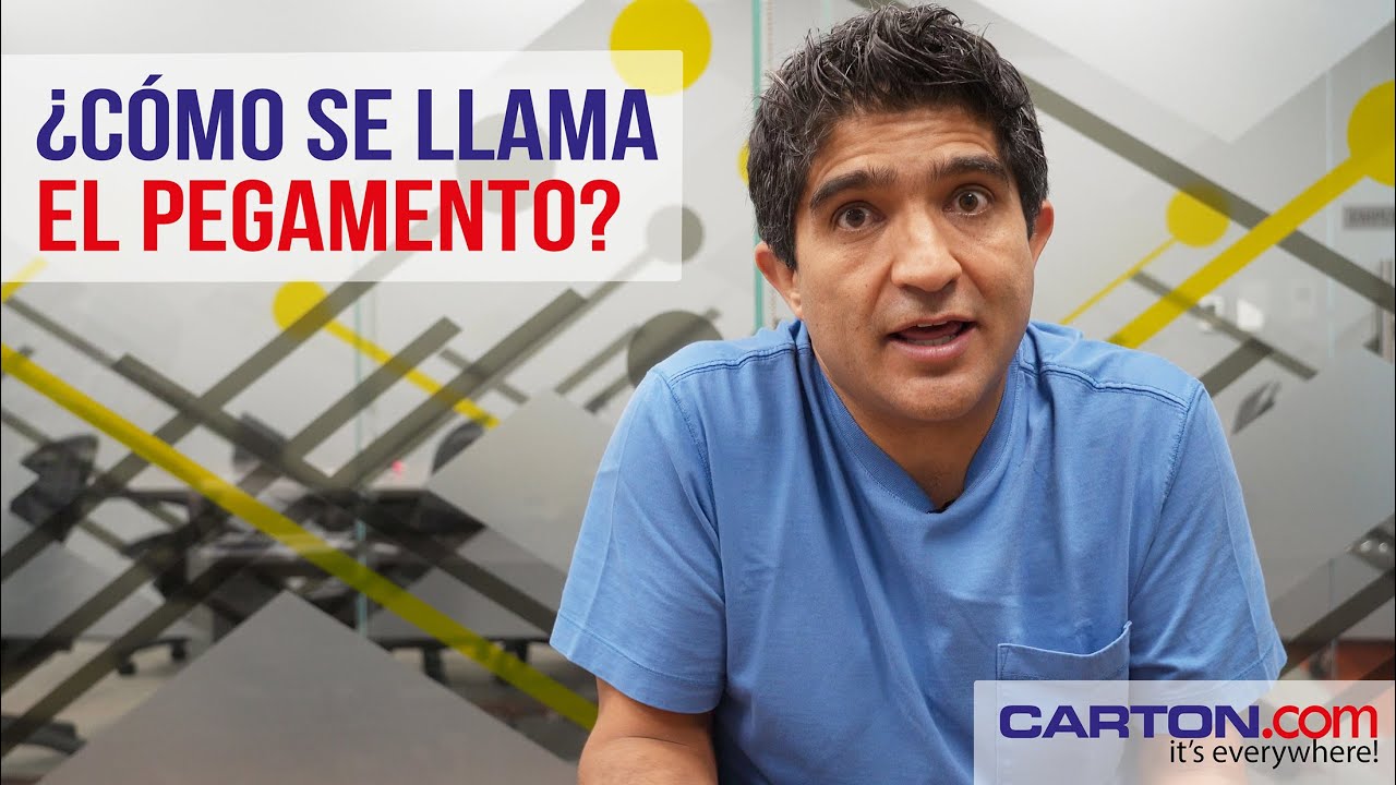 ¿COMO SE LLAMA EL PEGAMENTO PARA LAS CAJAS DE CARTÓN?