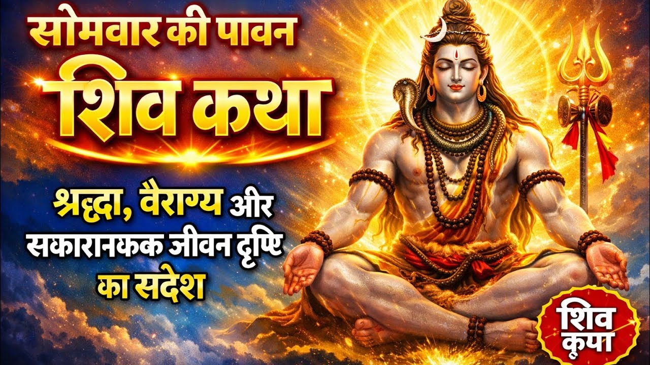 सात जन्मों की गरीबी मिटाने वाली सोमवार की शिव कथा | सुनते ही बदलता है भाग्य | Somvaar Vrat Katha