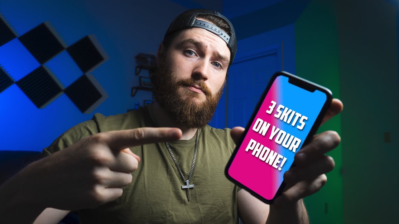 3 EASY SKITS You Can Make BY YOURSELF (with your phone!)