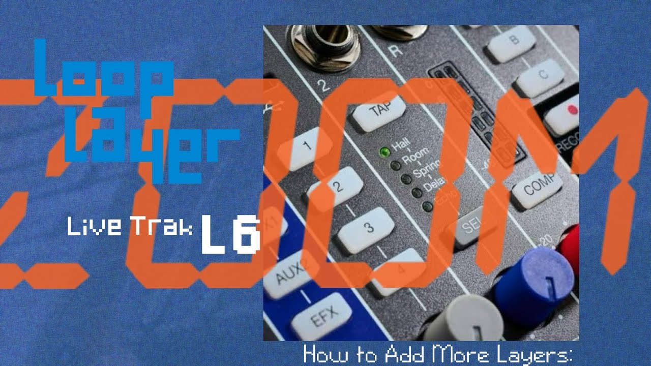 Zoom Livetrak L6/L6max: Hidden Functionality ⏯️⏺️