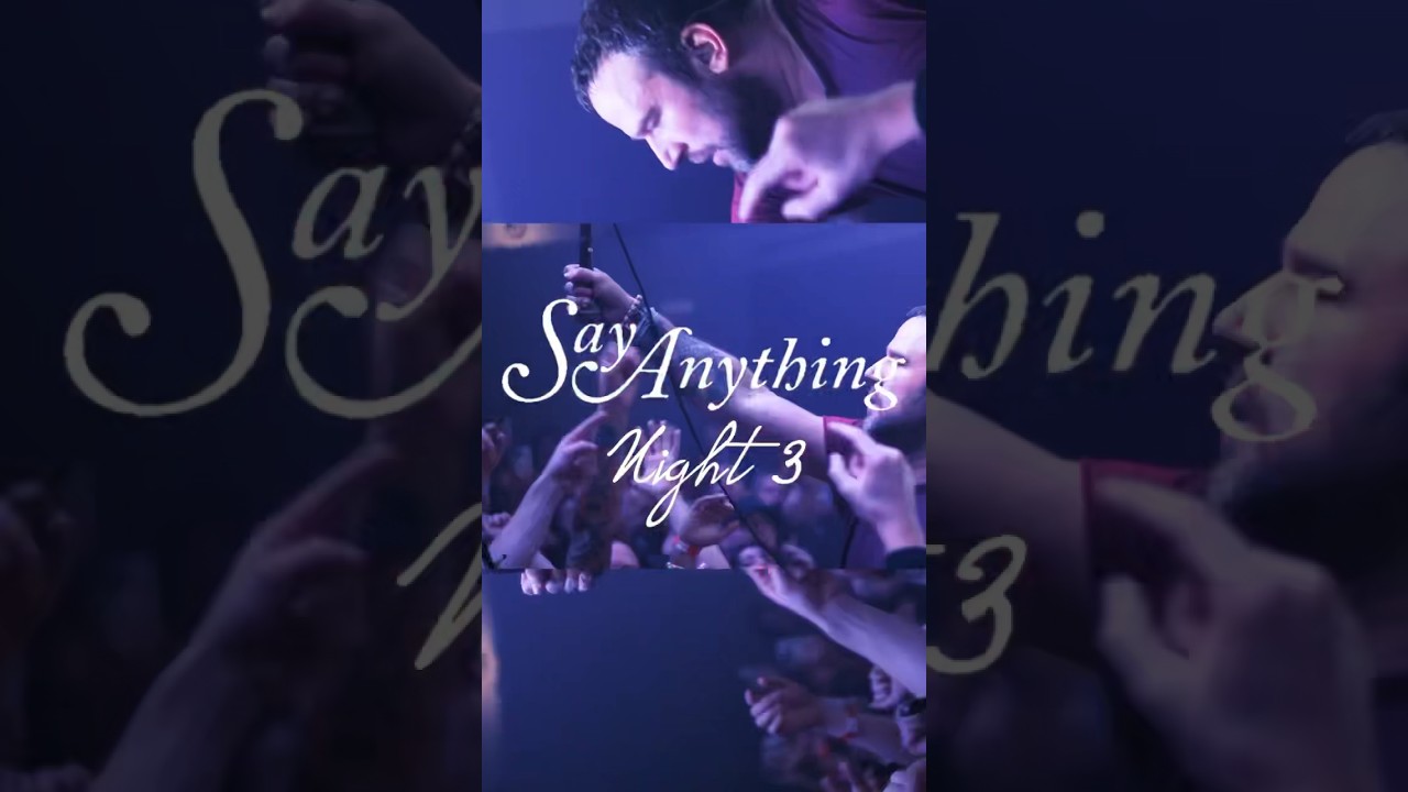#sayanything Night 3 #alternative #music #poppunk #emotional #concert #losangeles