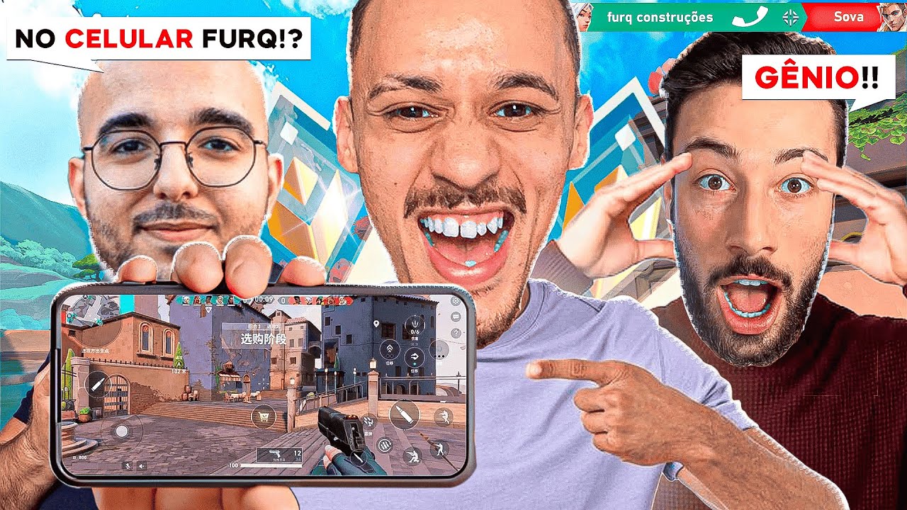 JOGUEI VALORANT NO CELULAR! - TAPA CELULAR