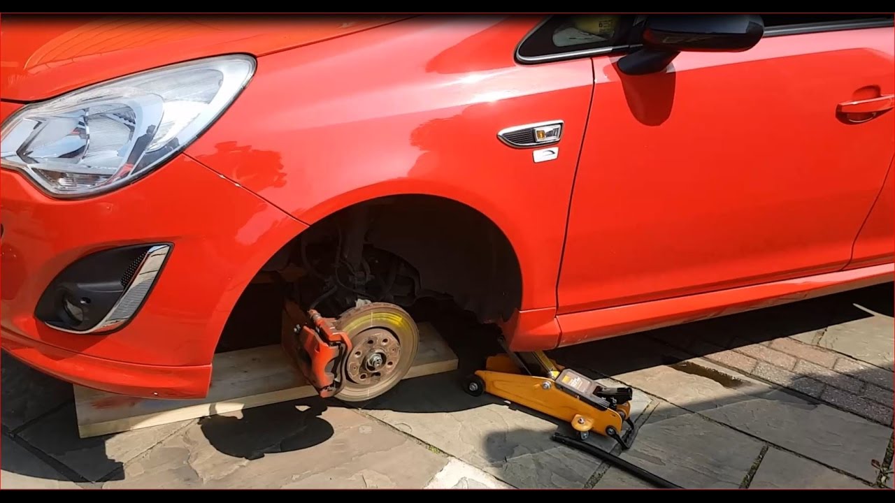 How to change front brake Discs & Pads on Vauxhall Corsa D/Opel