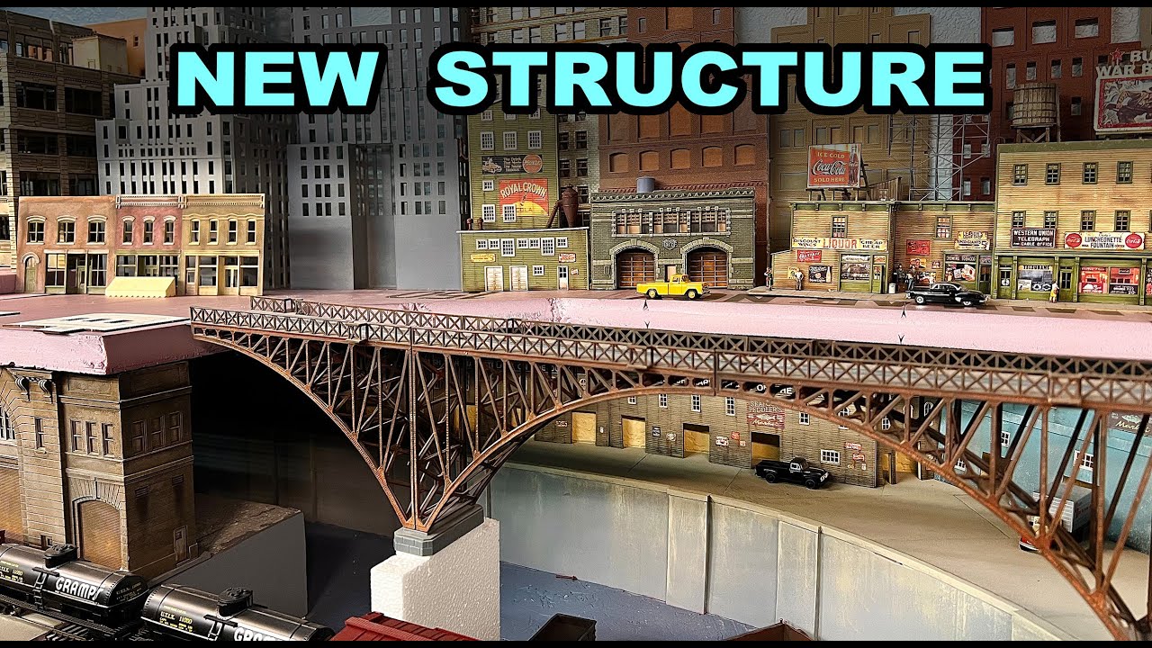 Let's build a new structure for our model railroad city.