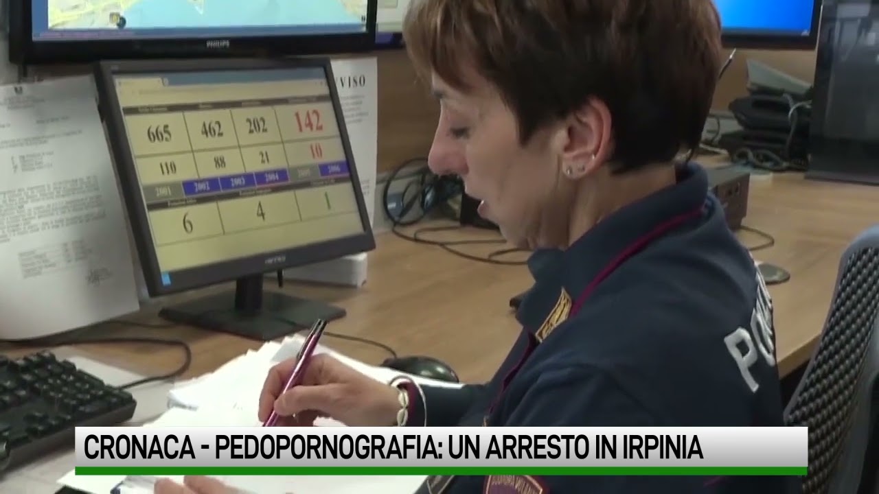 Pedopornografia on line, arrestato anche un irpino