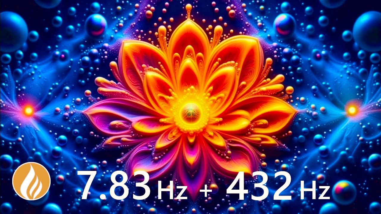 7,83 Гц + 432 Гц резонанс Шумана | Мощные оригинальные тета-волны для исцеления звуком