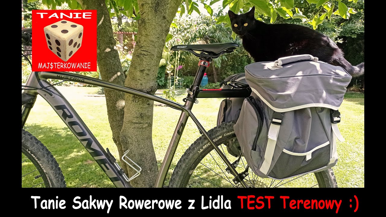 Tanie Sakwy Rowerowe z Lidla - Montaż oraz Test w Terenie !!! CRIVIT Pannier Bag Set