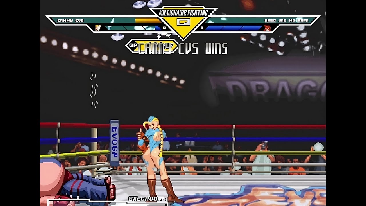 MUGEN Cammy White (CvS2) And Vega/Balrog (Pots) Longplay!!