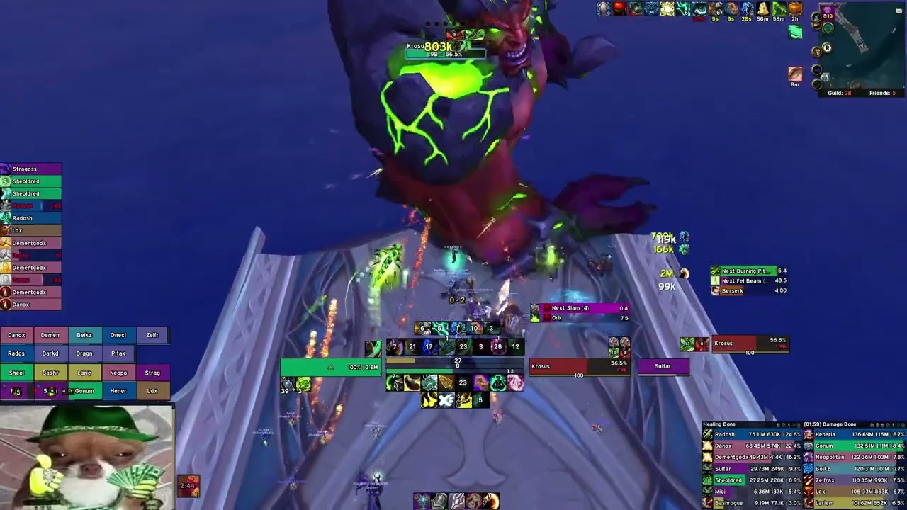 Elysium vs Krosus Mythic - Nighthold | Felsong x10