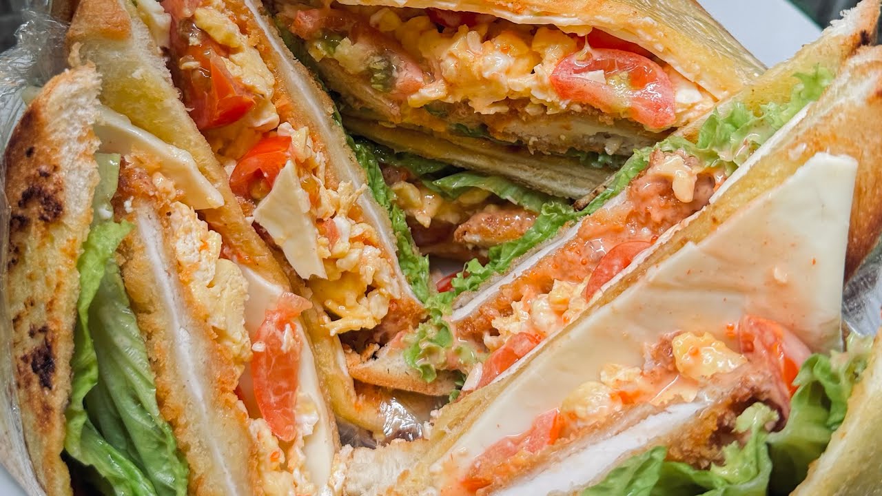 how to make chicken sandwich with mentai sauce