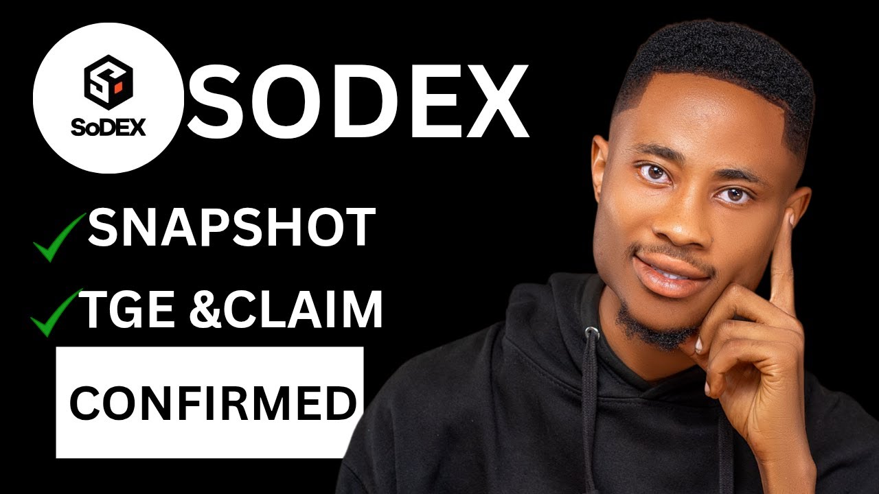 SODEX SNAPSHOT, TGE AND CLAIM DATE COMFIRMED.