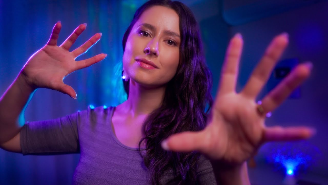 ASMR Deep Sleep Hand Movements & Visualization 🌊 Jellyfish Experience ✨ tk tk, spiral, hand sounds