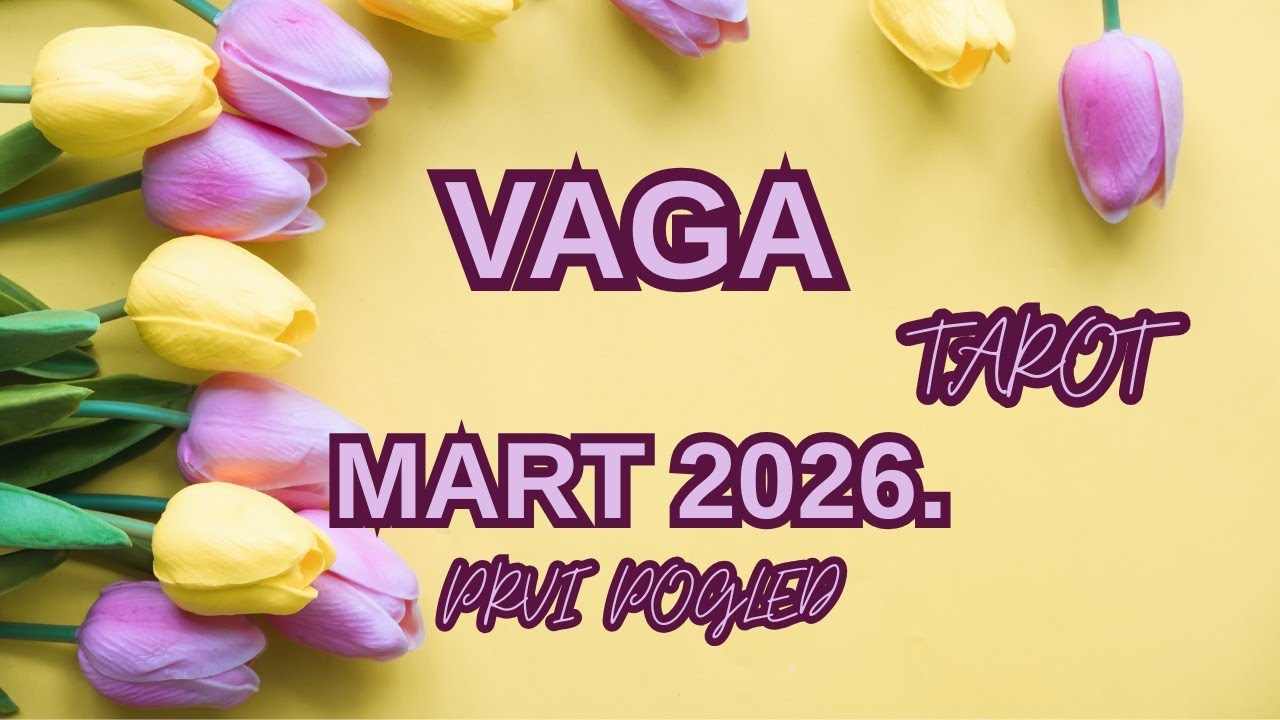 VAGA ♎ Velika ljubavna odluka sve menja ❤️ MART 2026. Prvi Pogled TAROT 