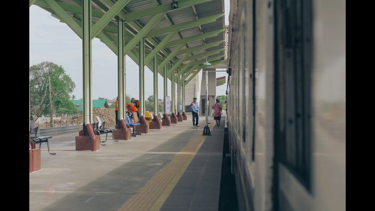 EP.435 เดินทางด้วยรถไฟกับขบวนรถธรรมดาที่ 251 ธนบุรี - ประจวบคีรีขันธ์ Train travel to Hua Hin