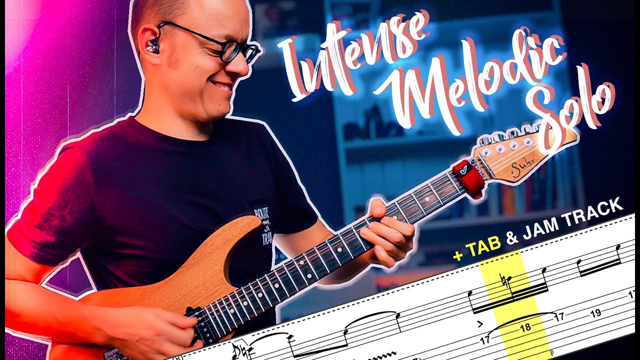 Intense Melodic Rock Ballad Solo in A minor | + Guitar TABS (Suhr Modern Pro)