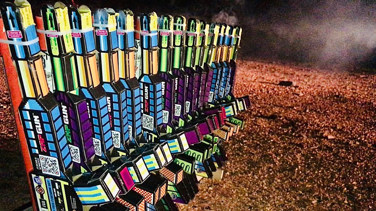 Lighting 15 Fireworks off ALL AT ONCE