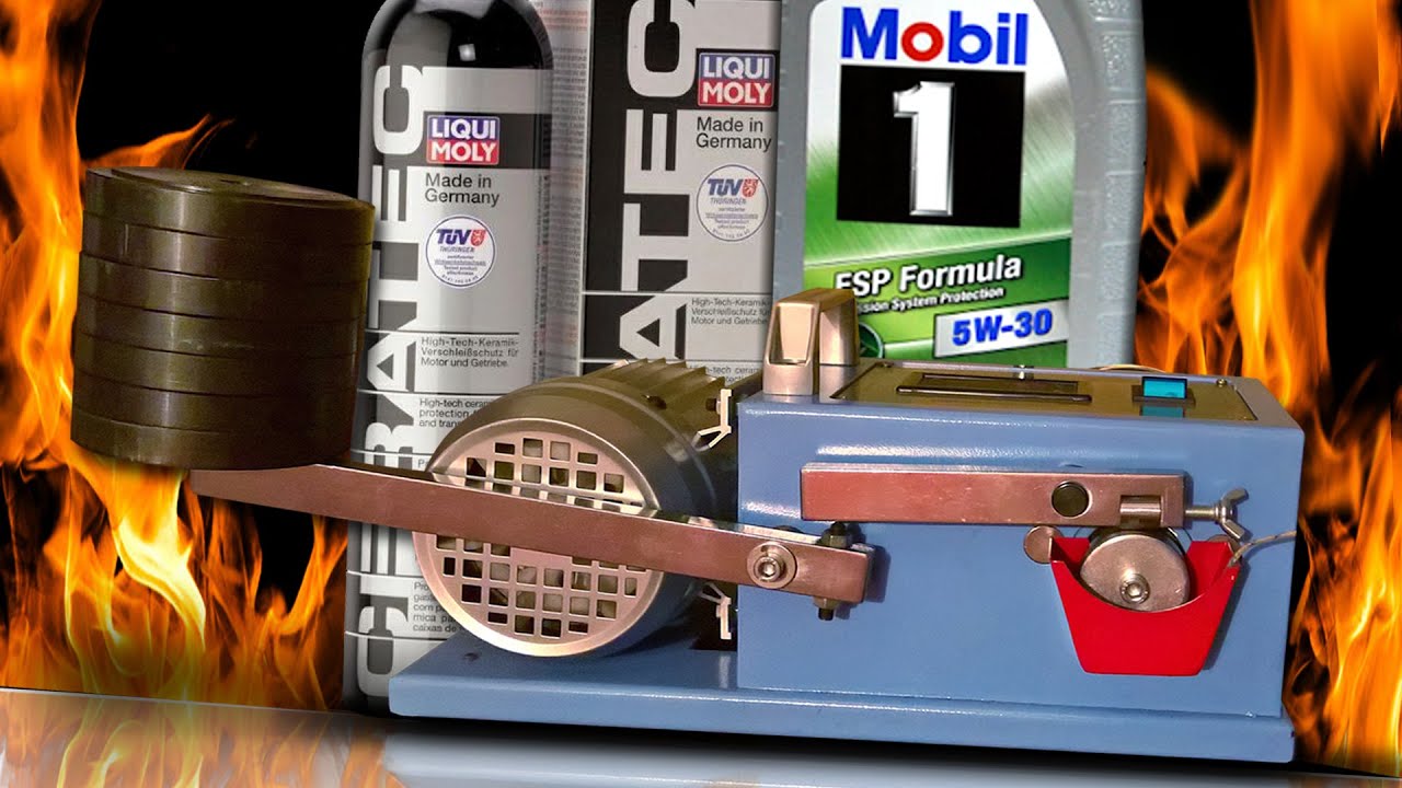 Ceratec Liqui Moly + Mobil 1 ESP Formula 5W30 Испытание присадки к маслу 100°C Тестер Peter Tester