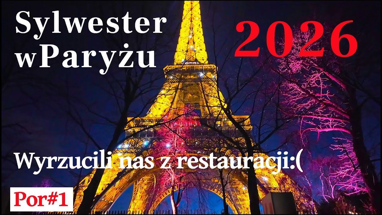 Por#1. Przyczepą do Portugalii - odc.1. Sylwester w Paryżu. Rodzinny karawaning na dziko!!