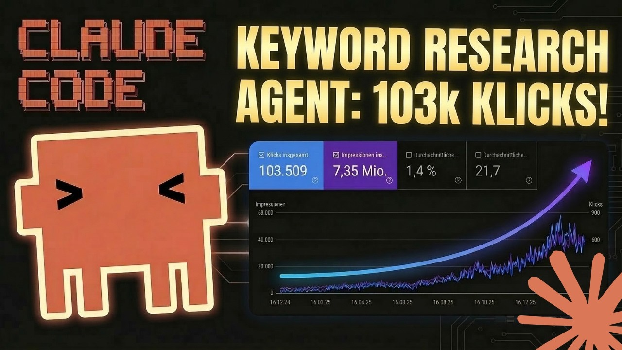 SEO Keyword Research KI Agent in Claude Code bauen (36 Minuten von der Planung zum finalen Ergebnis)