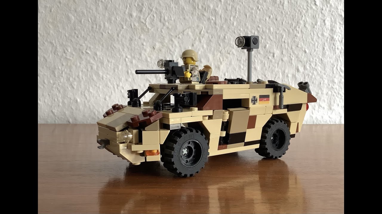 LEGO Bundeswehr Sp&auml;hwagen Fennek MOC