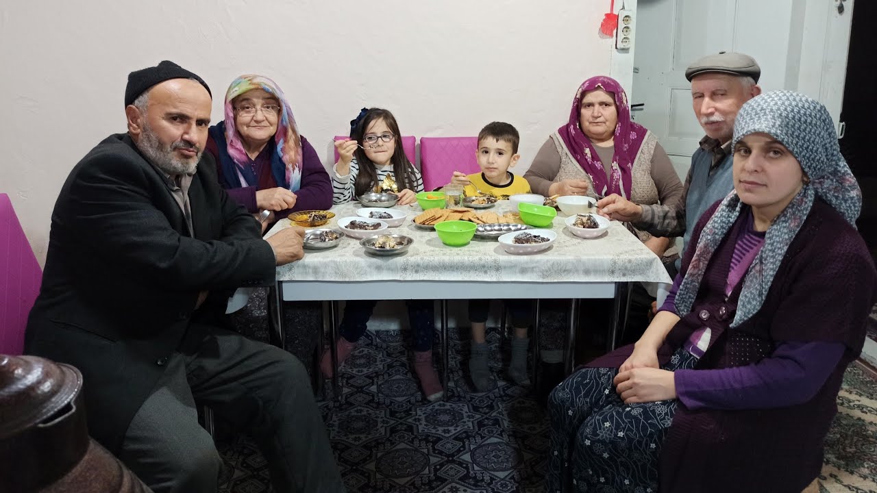 Akşam sohbetleri pudingli bisküvi  #günlükvlog #köyhayatı
