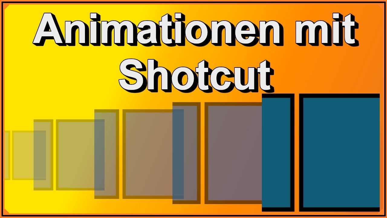 Texte und Bilder in Shotcut bewegen! Schlüsselbilder Animation / Shotcut Tutorial