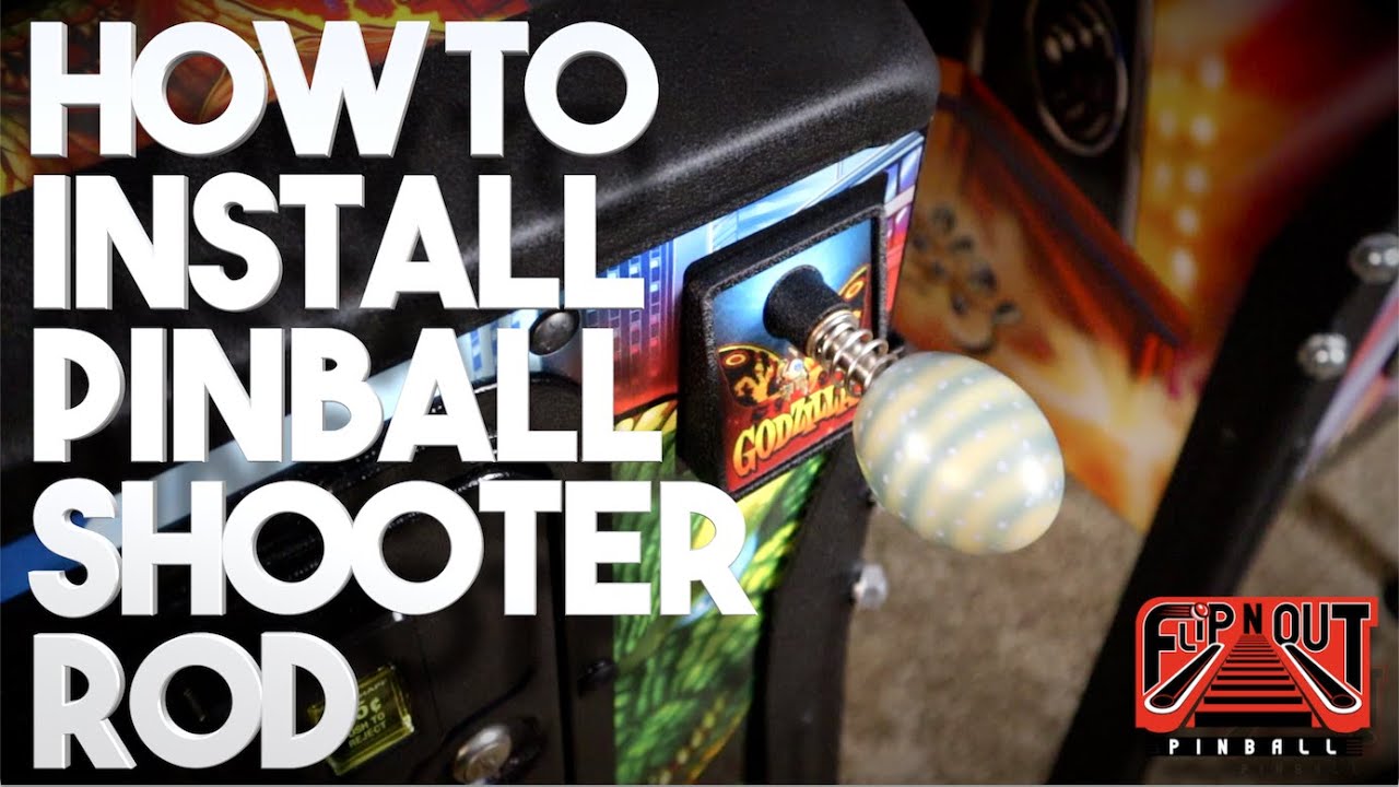 How To Install A Stern Pinball Shooter Rod Accessory (SDTM, 2022)