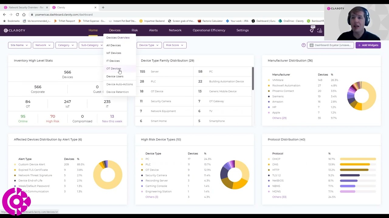 Product Walkthrough: Industrial Network Protection & Asset Visibility with Claroty xDome