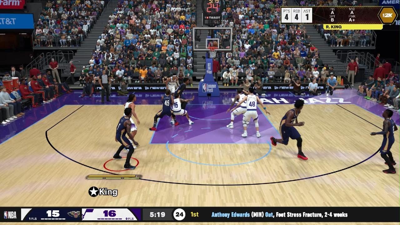 NBA 2K26 Pelicans rebuild year 8 game 23 pelicans jazz